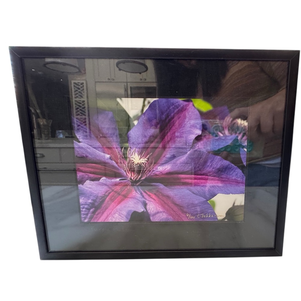 Vibrant Purple Floral Wall Art